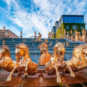 Thác Thần Mặt trời - “Bữa tiệc của các vị thần trên đỉnh núi Chúa”